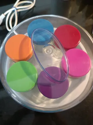 Yogurtera con 6 tarros de colores