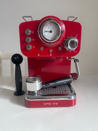 Cafetera Express Roja CREATE THERA RETRO