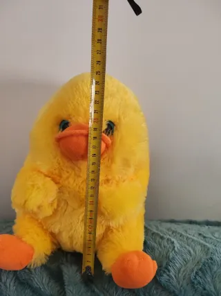 Peluche de pato amarillo