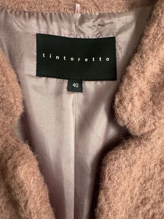 Abrigo Tintoretto Rosa Mujer