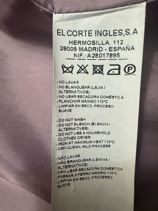 Abrigo Tintoretto Rosa Mujer