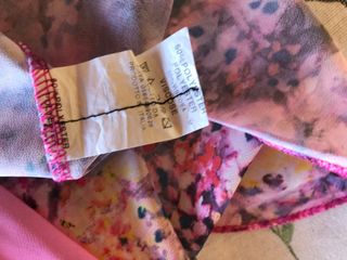 Blusa floreale rosa taglia unica