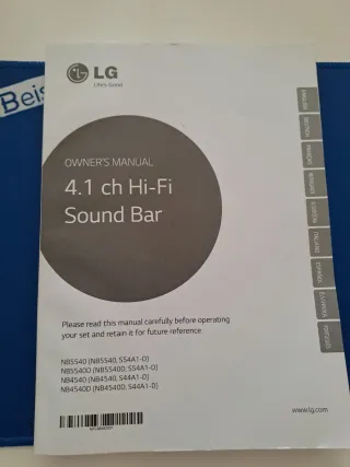 Barra Sonido LG con Subwoofer Wifi