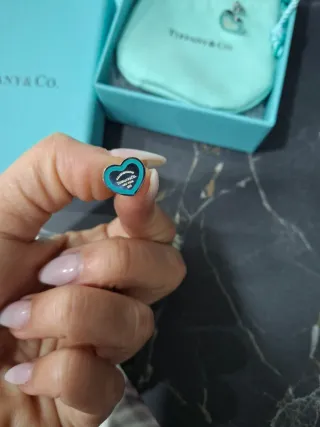 Orecchini Tiffany & Co. Cuore Argento Turchese