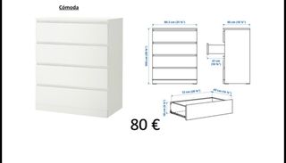 Cómoda Blanca Ikea