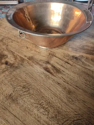 Pieza de cobre artesanal