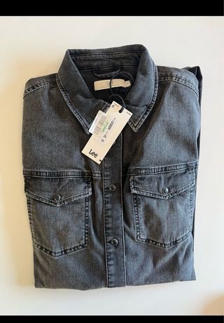 Lee Vestito Jeans Grigio Tg XS