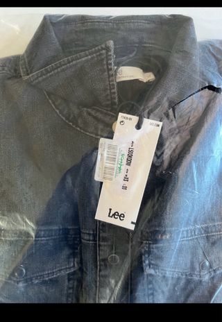 Lee Vestito Jeans Grigio Tg XS
