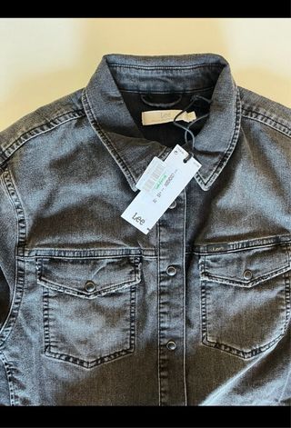 Lee Vestito Jeans Grigio Tg XS