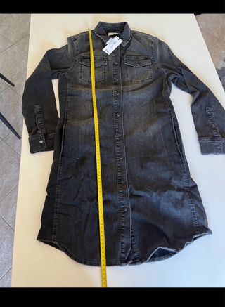 Lee Vestito Jeans Grigio Tg XS