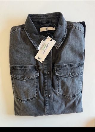 Lee Vestito Jeans Grigio Tg XS