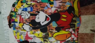 Camisa estampada Mickey Mouse