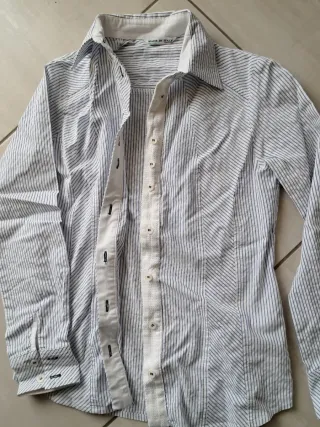 Camicia a righe Made in Italy