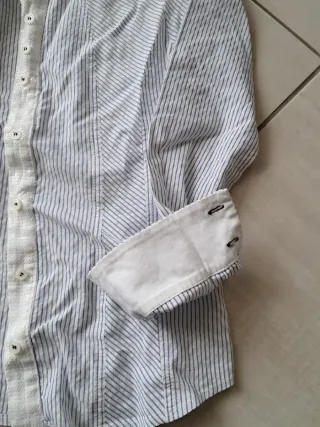 Camicia a righe Made in Italy