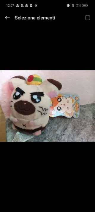 Hamtaro Boss Peluche 2003 Da Collezione