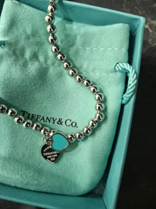 Collana Tiffany & Co. cuore blu argento