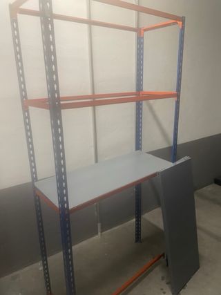 Estanterías metálicas de almacenamiento