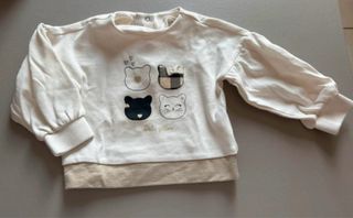 Felpa Chicco bimba con stampa gattini