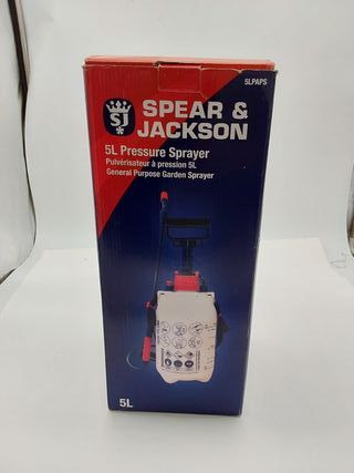 Spear & Jackson 5LPAPS Pulverizador a presión con bomba de 5 litros