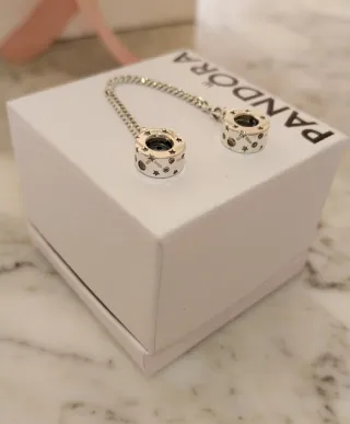 Cadena de seguridad Pandora estrellas.