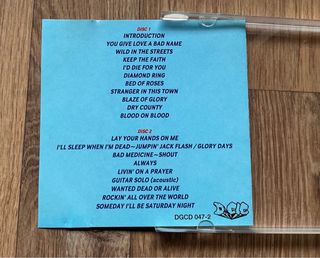 Bon Jovi 2xcd Seoul Street 1995