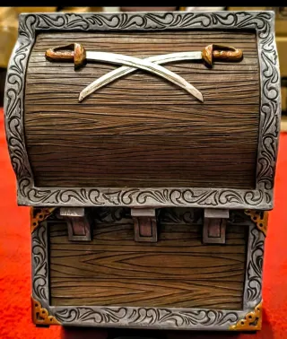 FIGURA DISNEY "COFRE DEL TESORO DE PETER PAN".