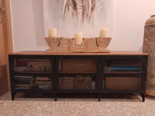 Mueble TV Industrial Ikea Metal Madera