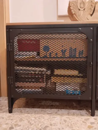 Mueble TV Industrial Ikea Metal Madera