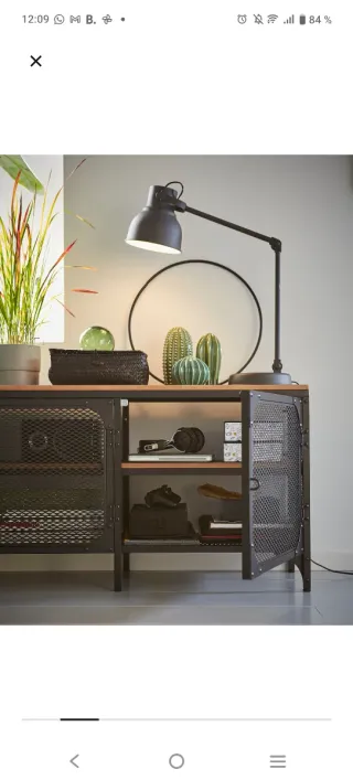 Mueble TV Industrial Ikea Metal Madera