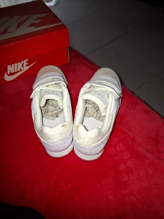 Zapatillas Nike Talla 32 Velcro Blancas