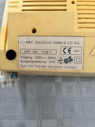 Radio Despertador Eudotec Vintage Beige