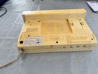 Radio Despertador Eudotec Vintage Beige