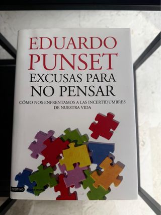 Libro Eduardo Punset Excusas para no pensar