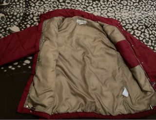 Abrigo Puffer H&M L.O.G.G. Rojo Talla L