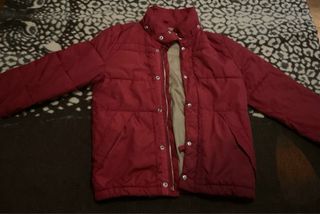 Abrigo Puffer H&M L.O.G.G. Rojo Talla L