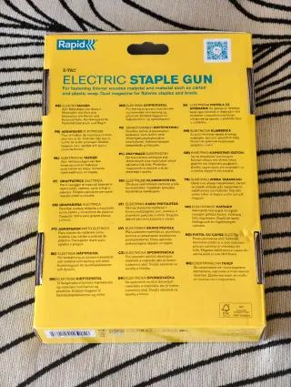 Grapadora Clavadora eléctrica Rapid 2 en 1 - NUEVA