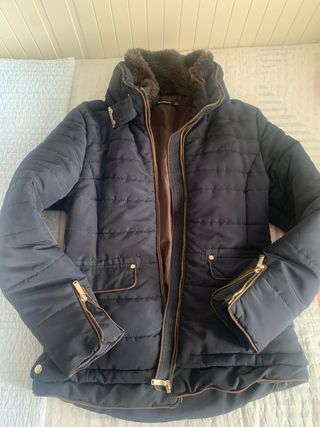 Chaqueta azul marino Stradivarius