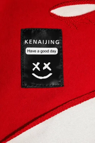 Sudadera Kenaijing Roja Streetwear