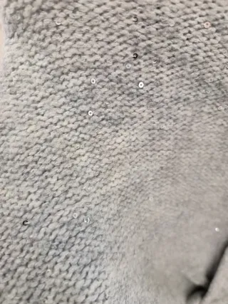 Vestido niña Mayoral gris lentejuelas