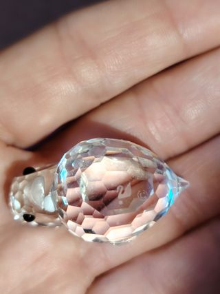 Coppia Papere Swarovski Cristallo