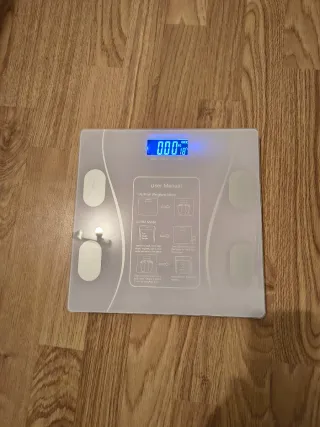 Báscula Bluetooth Cristal y Plástico