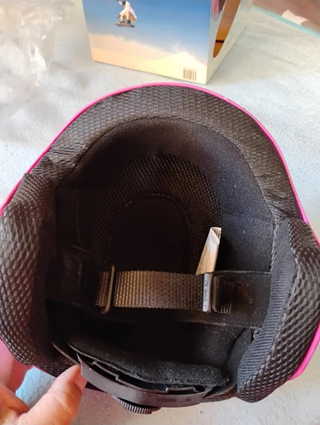 Casco de esquí rosa