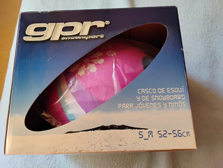 Casco de esquí rosa