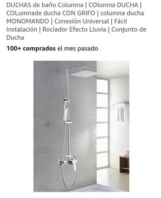Columna Ducha con Grifo Monomando
