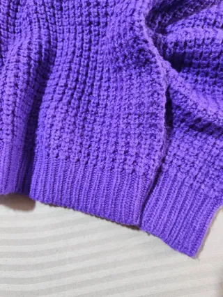 Maglione Viola Polite Till I Bite Taglia M