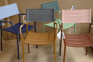 Sedia Kave Home alluminio trattato