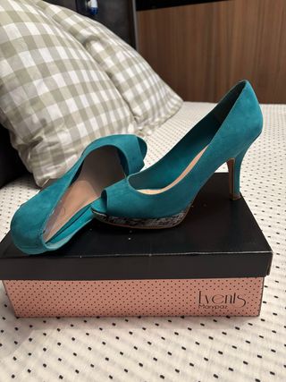 Zapatos de fiesta Marypaz Tacon Peep Toe