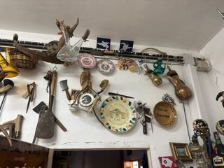 Lote de objetos decorativos y cocina