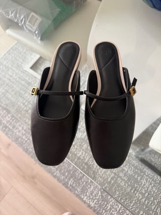 Manoletinas Parfois negras talla 38