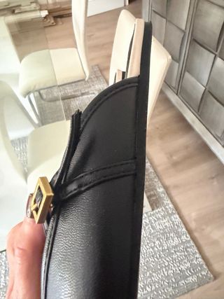 Manoletinas Parfois negras talla 38